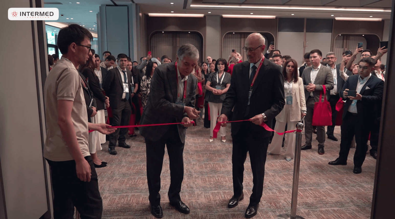 Opening of the international conference of medical technologies in Tashkent Convention Center 2024